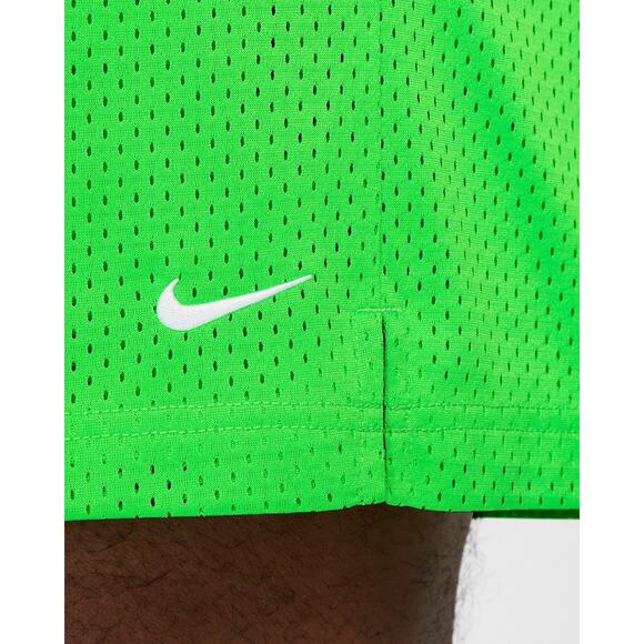 Nike Mens Size M Dri FIT 5" Mesh Basketball Shorts Pockets Neon Green HV1880 398 - Picture 10 of 15